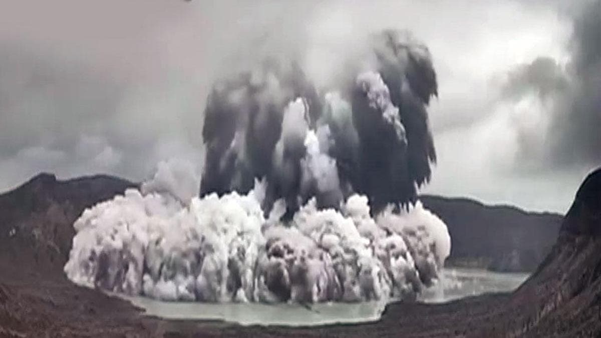 Eruptions Occur at the Philippines' Taal Volcano