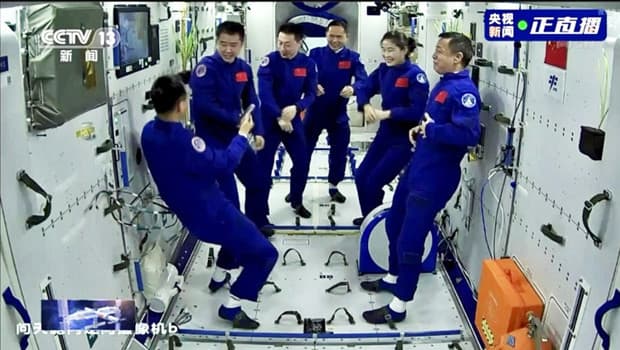 China's New Taikonaut Team Reaches Tiangong Space Station
