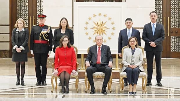 Cumhurbaşkanı Erdoğan, Beş Ülkenin Büyükelçilerini Ağırladı