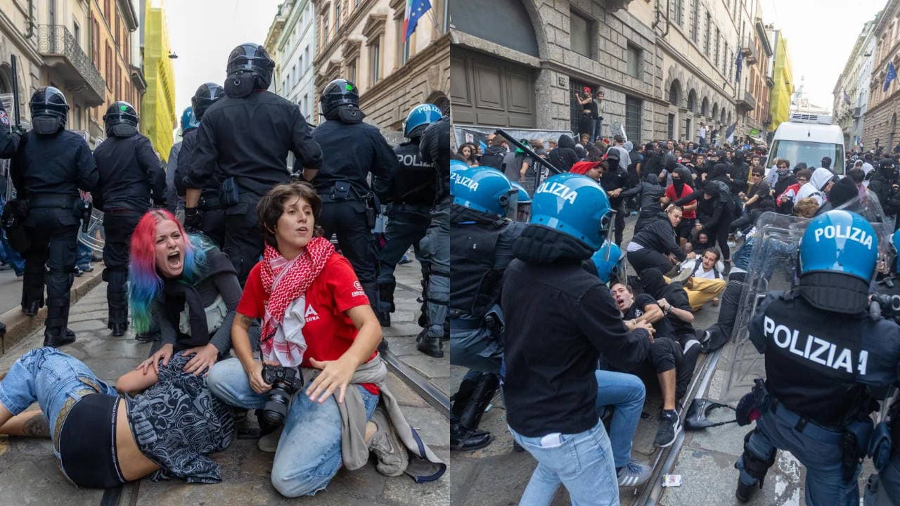 İtalya'da Protestolar Şiddet İçeriyor: Sokaklar Çatışma Alanına Dönüştü
