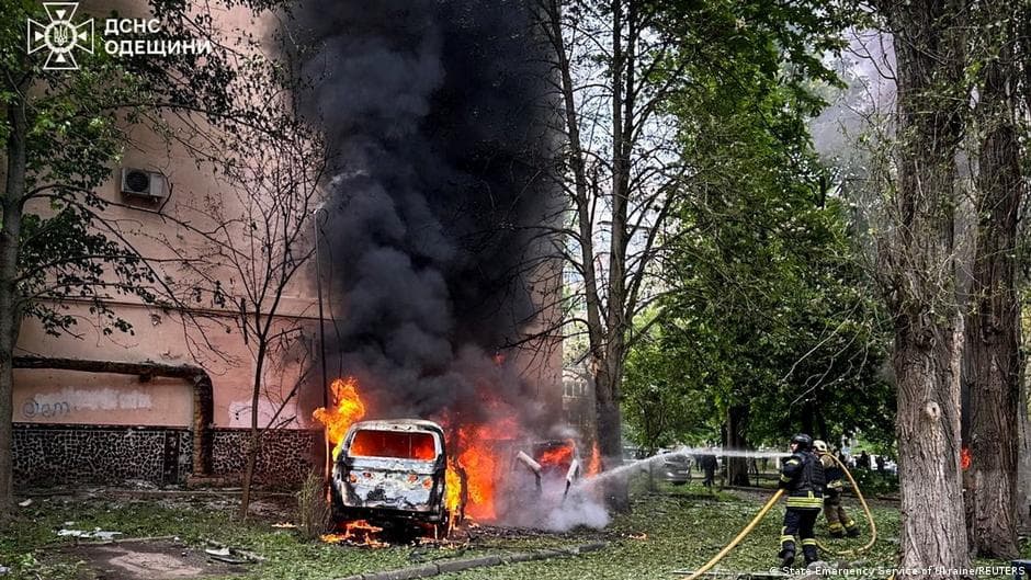 Russia Conducts Extensive Drone Strike on Ukraine, Resulting in Casualties