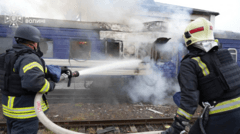 Russian Strike Targets Ukrainian Train Shortly After Boris Johnson's Departure