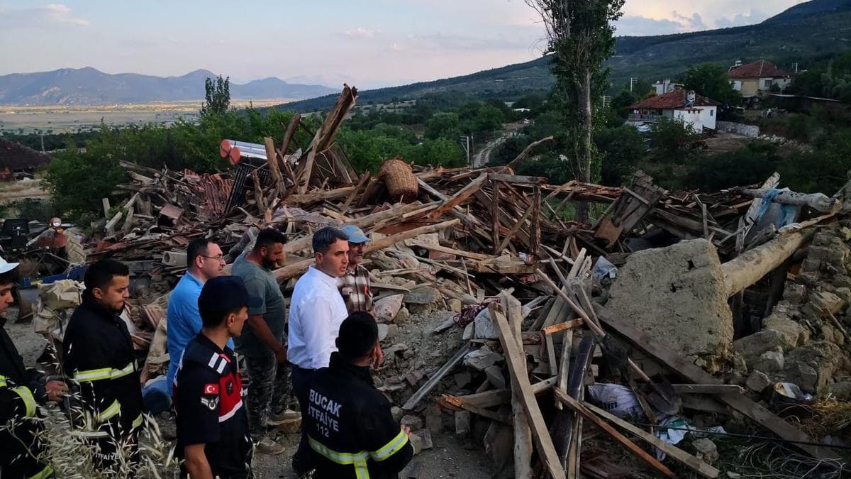 Mud House Collapses, Leaving Couple Injured