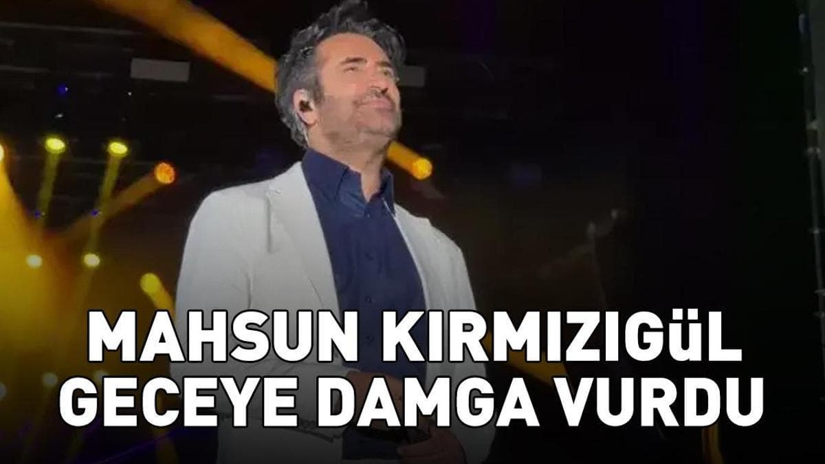 Mahsun Kırmızıgül Tekirdağ'da Coşku Dolu Bir Performans Sergiledi