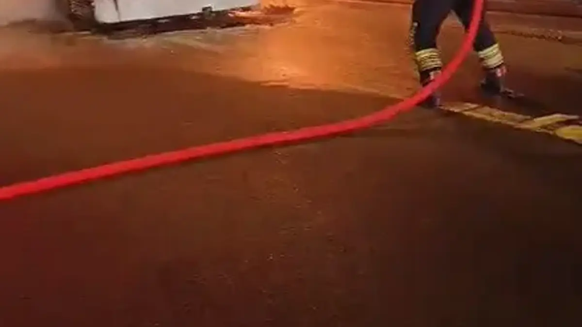 Bolu'da Yolcu Otobüsü Yangına Neden Oldu