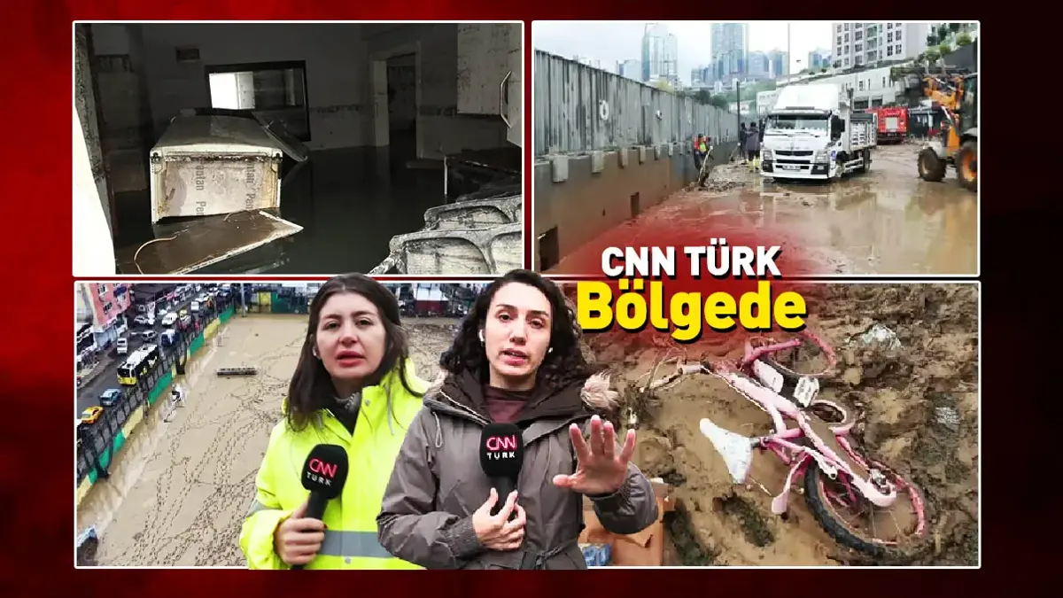 Aftermath of Flooding in Istanbul: Devastation Left Behind