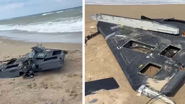 Unidentified Object, Suspected Drone, Found on Istanbul's Yenikoy Beach