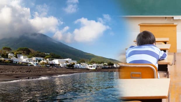 A Unique School Reopens for Just One Student on Stromboli Island