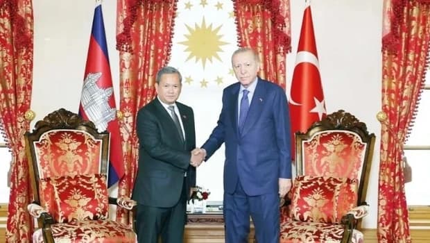 Cumhurbaşkanı Erdoğan, Kamboçya Başbakanı Hun Manet'i Ağırladı
