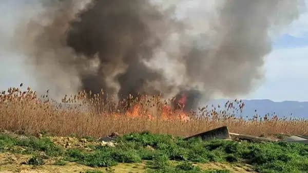 Swift Response to Reed Fire in Iznik, Bursa