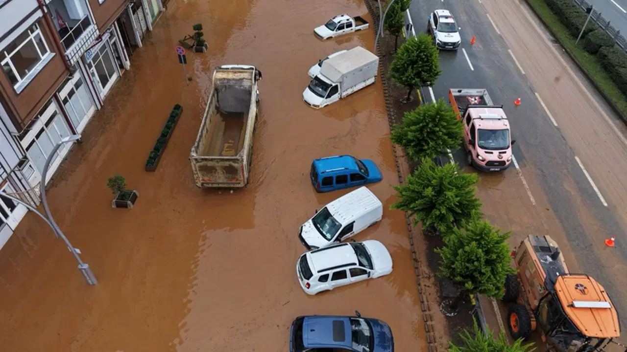 Rize'de Şiddetli Yağışlar Sel ve Taşkınlara Yol Açtı