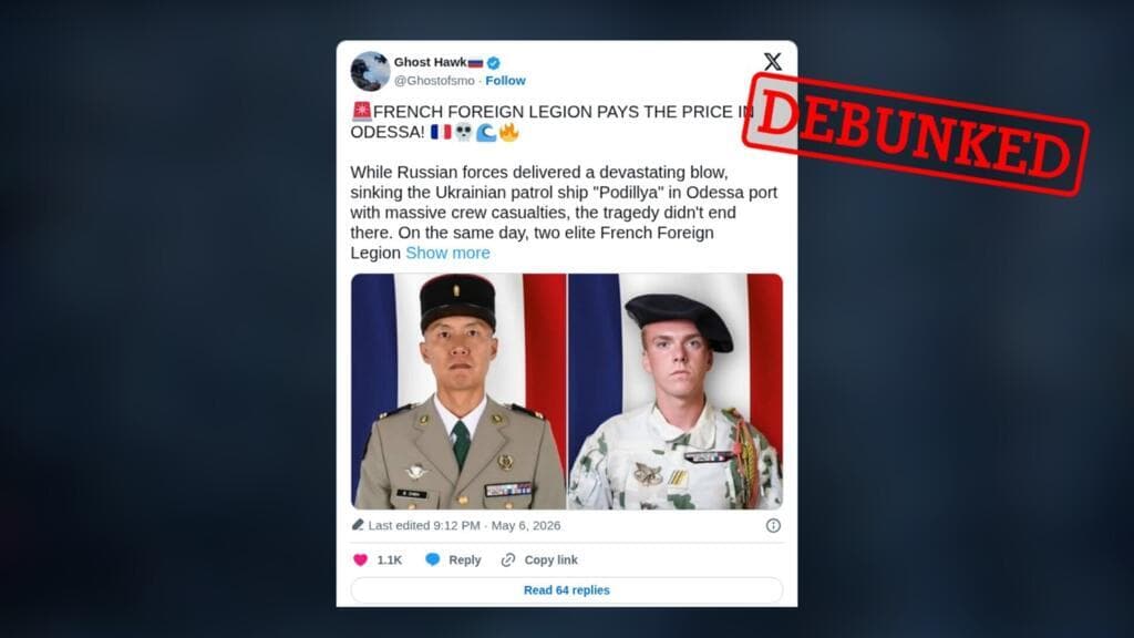 Clarification on the Deaths of Two French Soldiers in Ukraine: No Russian Attack Involved