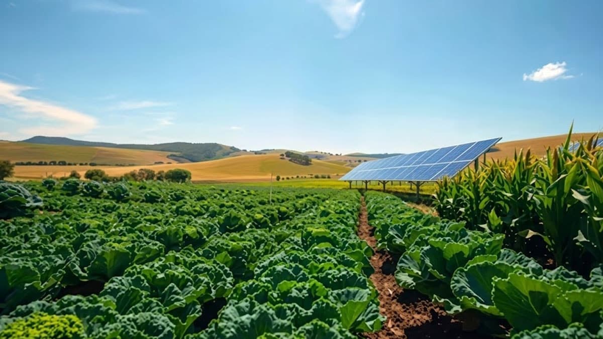 Farmer Installs Solar Panels on Fields, Shares Energy with Neighbors