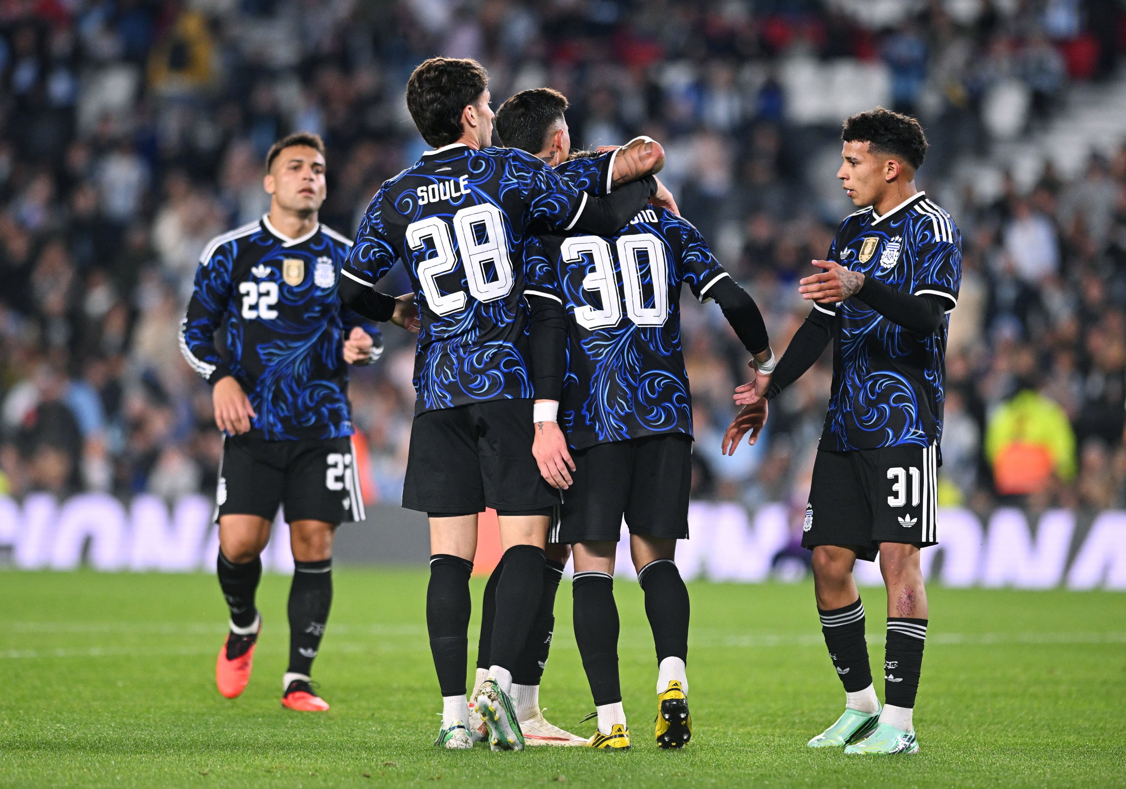 Argentina Dominates with a 7-Goal Victory Despite Messi's Absence