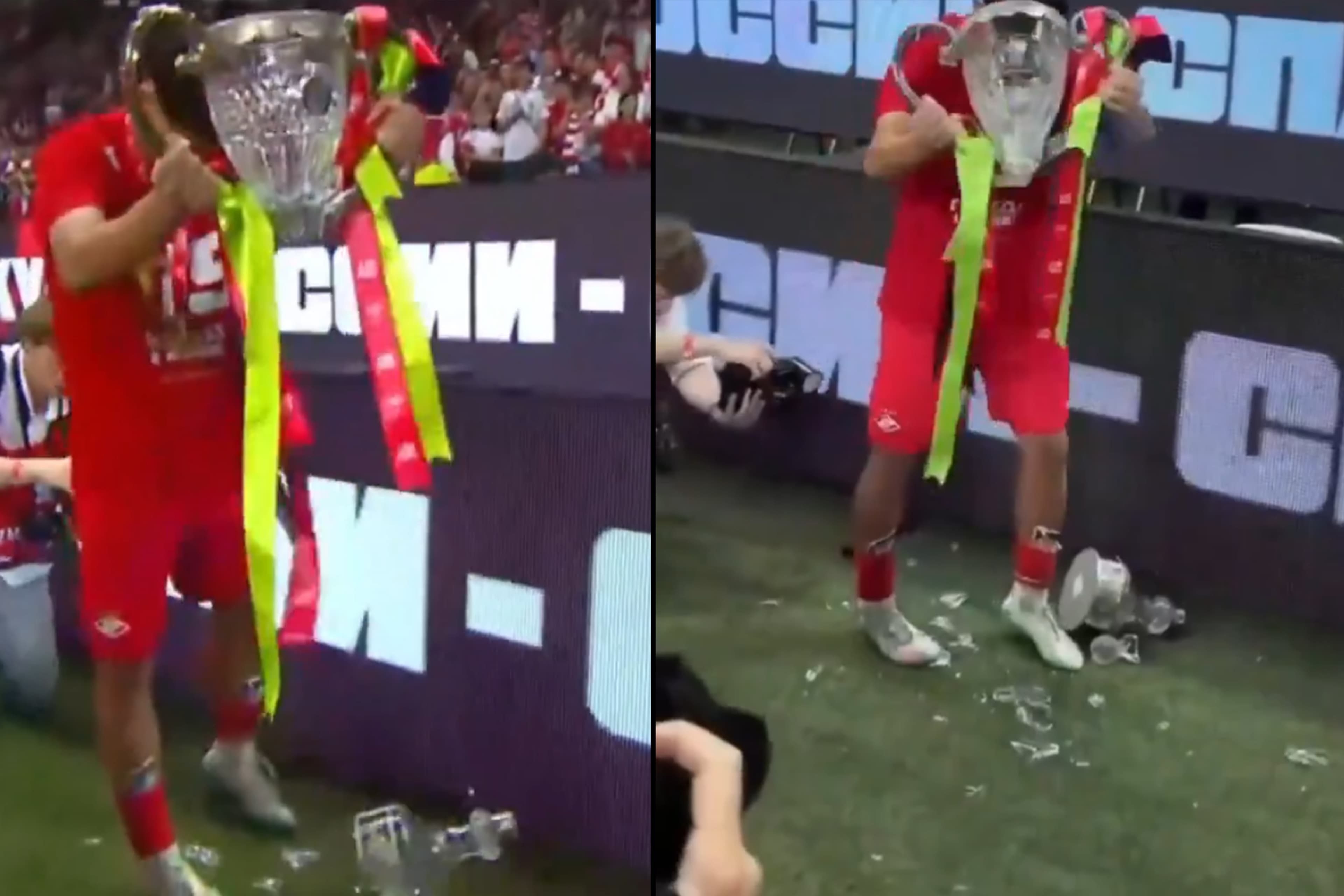 Argentinian Player Shatters Trophy, Leaving Fans Stunned