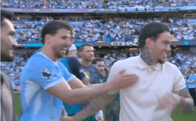 Ederson'un İlkay Gündoğan'a Yaptığı Sürpriz Hareket