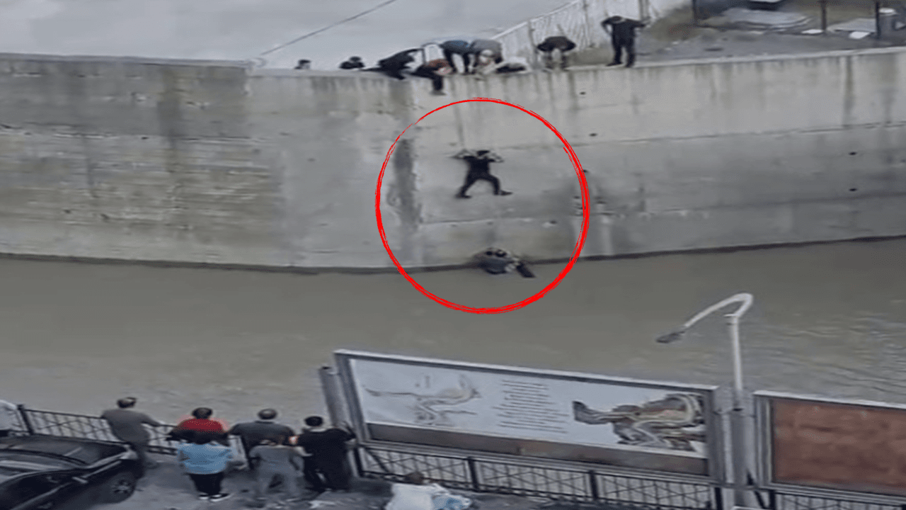 Brave Rescuers Risk Their Lives to Save Eslem from Drowning
