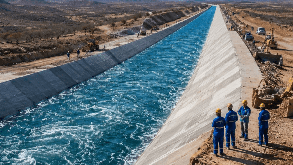 145 Kilometre Uzunluğunda Yeni Bir Yapay Nehir Projesi Tamamlandı