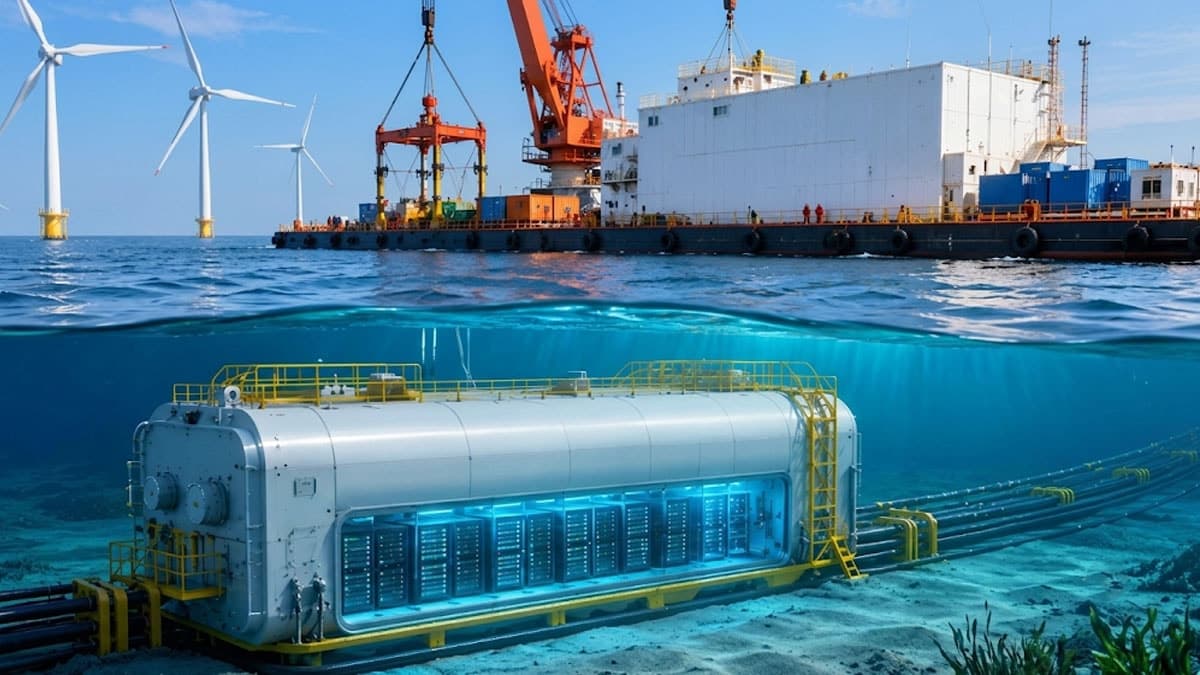 Massive System Deployed into Ocean Due to Lack of Space on Land