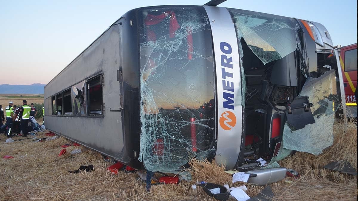 Double-Decker Bus Overturns, Leaving Numerous Injured