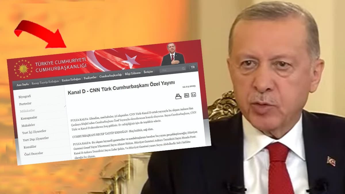 Erdoğan'ın Açıklamaları Saray'ın Resmi Web Sitesinde Yayınlanmaya Devam Ediyor
