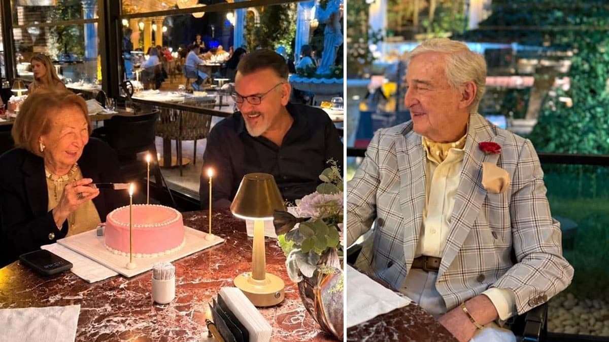 Semahat Arsel Celebrates 98th Birthday with Brother Rahmi Koç by Her Side